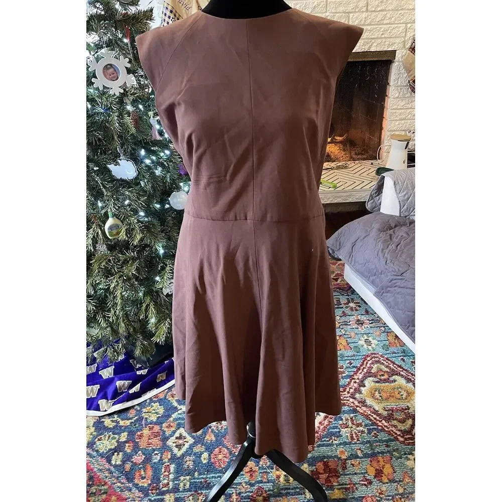 MM Lafleur Fit and Flare Dress‎ Size 12 - Light Mauve